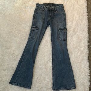 Aeropostale Mid Rise Flare Jeans